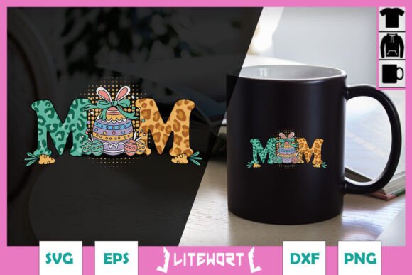 Easter Day Mom Happy Season Bunny SVG Review