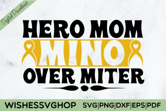 Hero Mom Mino over Miter SVG PNG: Embroidery Designer’s Review