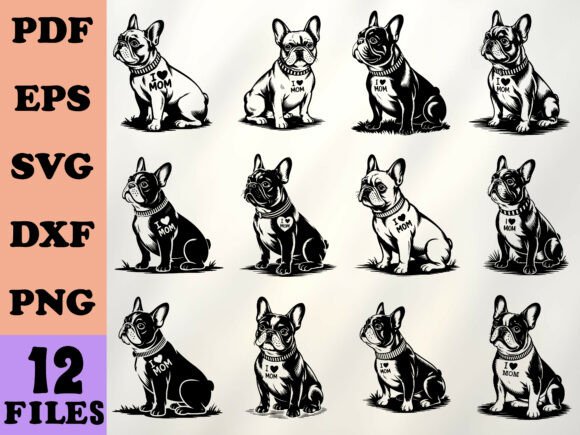 I Love Mom French Bulldog Cute SVG: A Designer’s Practical Review