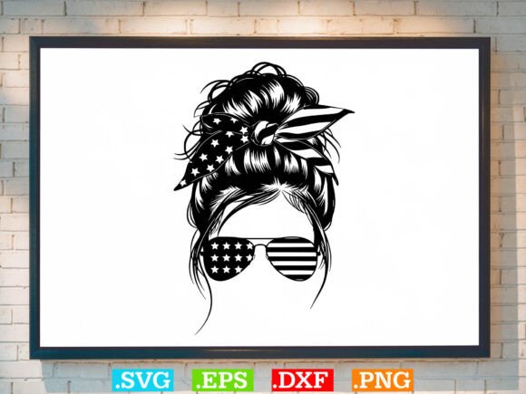 Usa Flag Messy Bun SVG: A Real Stitcher’s Review